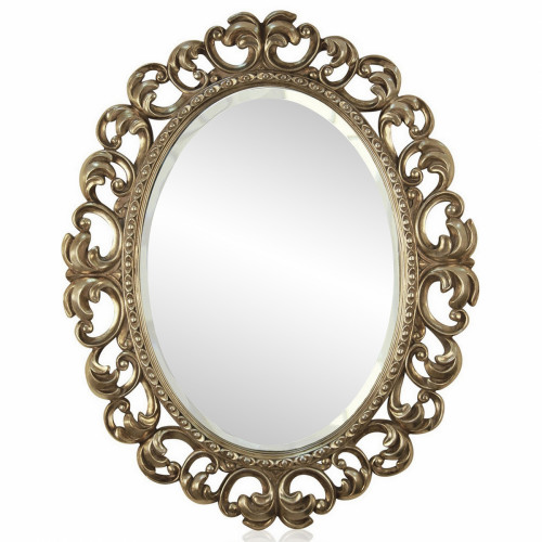 овальное зеркало настенное золото шербур florentine silver/98 в Липецке