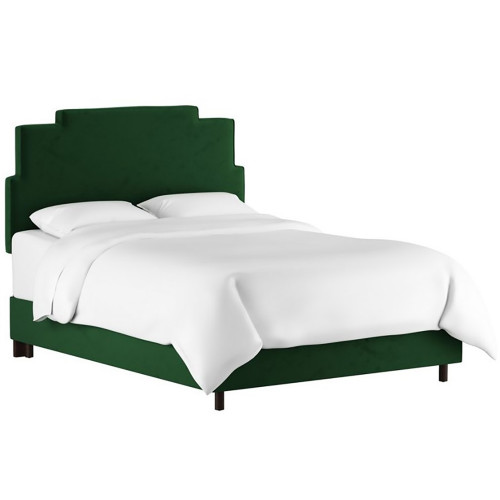 кровать двуспальная 180х200 зеленая paxton emerald velvet в Липецке