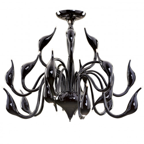 потолочная люстра lightstar cigno collo bk 751187 в Липецке