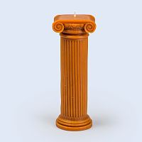 свеча высокая оранжевая hestia column в Липецке