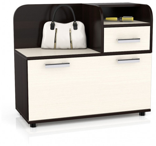 тумба для обуви пэ пять 800, цвет венге/дуб в Липецке