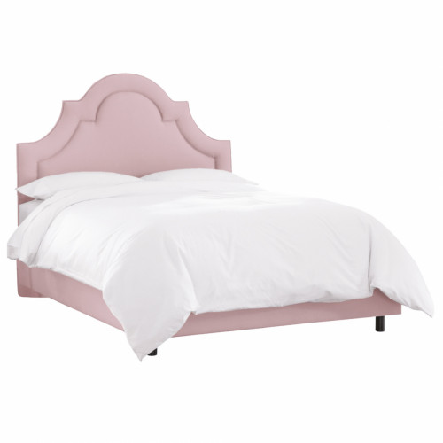 кровать двуспальная 160х200 розовая kennedy lilac linen в Липецке