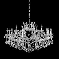 подвесная люстра crystal lux hollywood sp12+6 chrome хром в Липецке