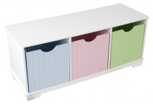 скамья kidkraft storage bench pastel (14565) в Липецке