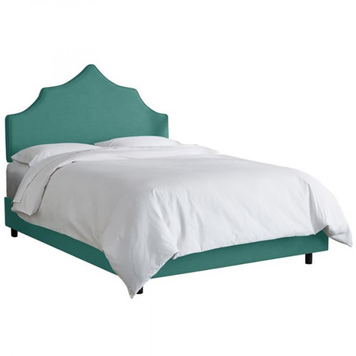 кровать двуспальная 160х200 бирюзовая camille light teal в Липецке