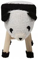 kare design пуф panda, коллекция "панда" 40*35*27, полиэстер, полиуретан, сосна, белый в Липецке