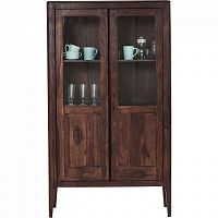 шкаф-витрина brooklyn walnut коричневый 100x40 в Липецке