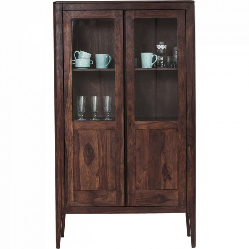 шкаф-витрина brooklyn walnut коричневый 100x40 в Липецке