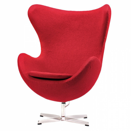 кресло egg chair красное в Липецке