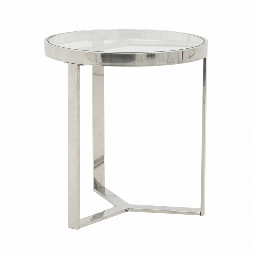 стол silver glass small серебристый, прозрачный в Липецке