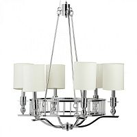 люстра easton light chandelier хром, бежевая в Липецке
