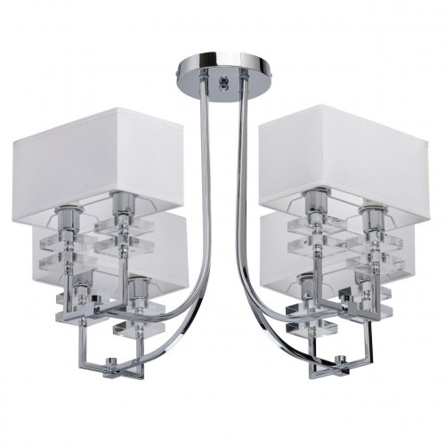 потолочная люстра mw-light прато 1 101010708 белая в Липецке