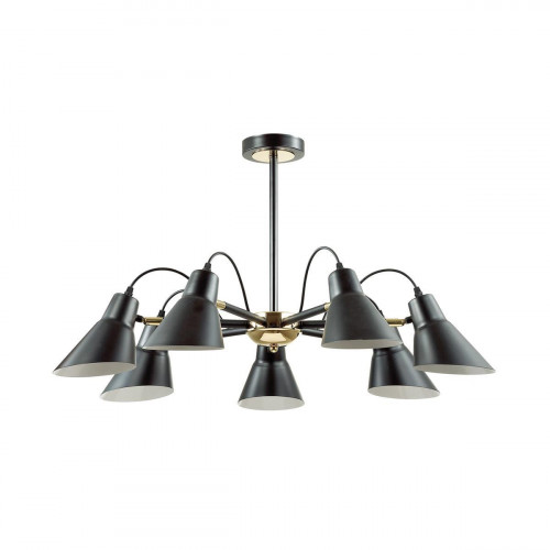 потолочная люстра lumion naomi 3709/7c черная в Липецке