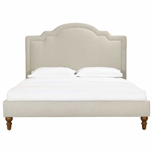 кровать cassis upholstered бежевая 90х200 р в Липецке