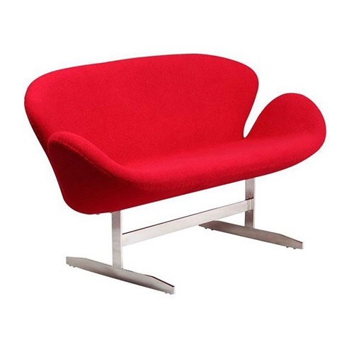 диван swan sofa прямой красный в Липецке