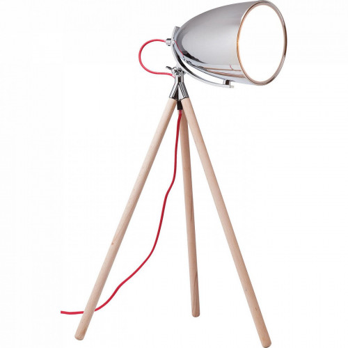 лампа настольная chromatic tripod на деревянном штативе в Липецке