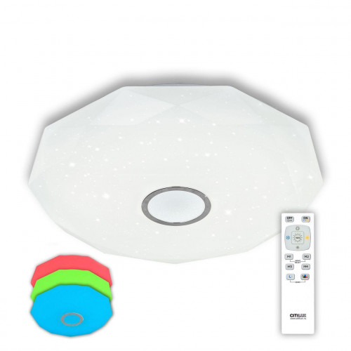 потолочный светодиодный светильник citilux диамант cl71360rgb в Липецке