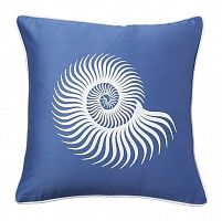 подушка с морской раковиной sea shell diamond-blue в Липецке
