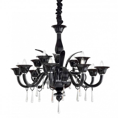 подвесная люстра ideal lux renoir sp12 nero в Липецке