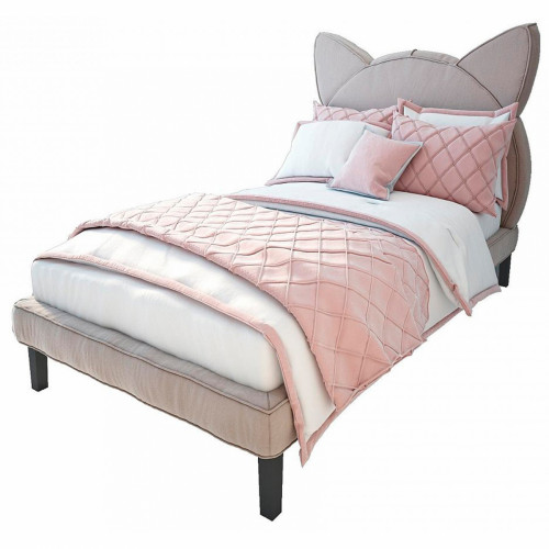 кровать детская 140х200 бежевая kitty в Липецке