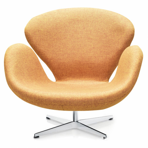 кресло swan chair коричневое в Липецке