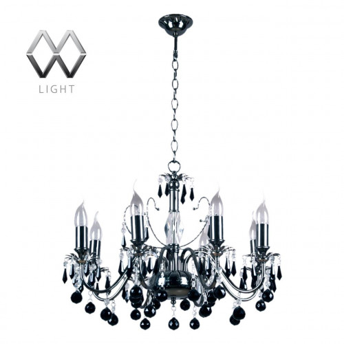 подвесная люстра mw-light барселона 313010208 черная в Липецке
