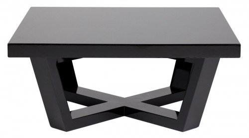 стол журнальный oak black varnish чёрный, лак в Липецке