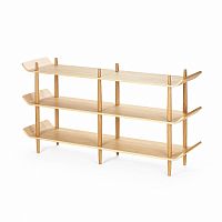 стеллаж bentwood двойной светло-коричневый в Липецке