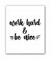 постер be nice а3 в Липецке