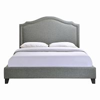 кровать cassis upholstered серая 90х200 р в Липецке
