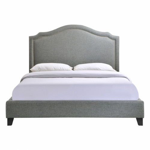 кровать cassis upholstered серая 90х200 р в Липецке