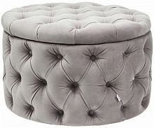 kare design пуф desire, коллекция "желание" 73*46*73, бархат, полиуретан, сосна, серый в Липецке