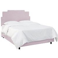 кровать двуспальная 180х200 розовая paxton lilac linen в Липецке