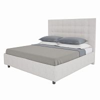 кровать подростковая с мягкой спинкой 140х200 бежевая royal black в Липецке