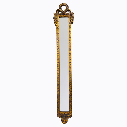 зеркало настенное узкое золотое с бантом монсеррат в Липецке