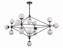 люстра modo 15 black+white черная, белые плафоны в Липецке