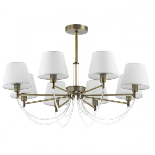 подвесная люстра lumion dakota 3702/8c белая в Липецке