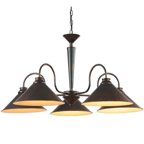 подвесная люстра arte lamp cone a9330lm-5br в Липецке