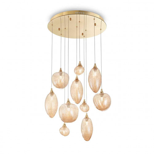 подвесная люстра ideal lux baco sp10 ottone в Липецке