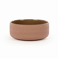 тарелка tactile диаметр 15 коричневый в Липецке
