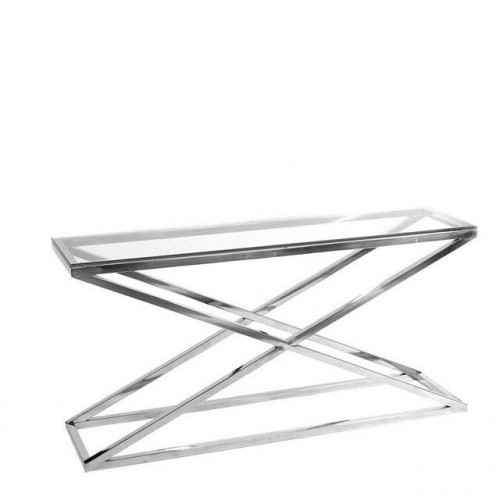 консоль criss cross от eichholtz хром в Липецке