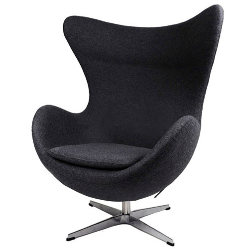 кресло egg chair черное в Липецке