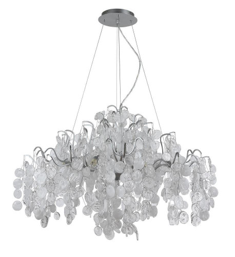 подвесная люстра crystal lux tenerife sp9 silver в Липецке