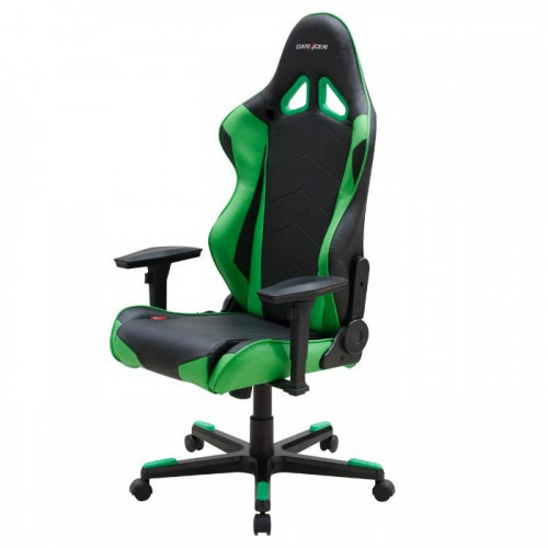 кресло геймерское dxracer racing черно-зеленое в Липецке
