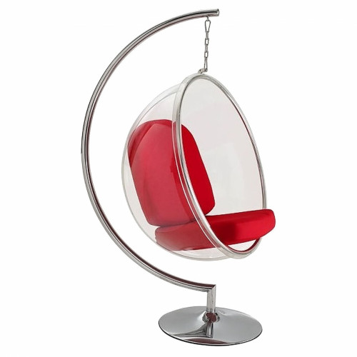 кресло bubble chair with stand красное в Липецке