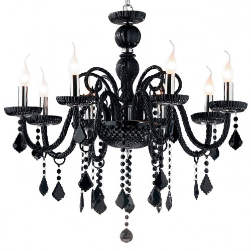 подвесная люстра ideal lux giudecca sp8 nero в Липецке