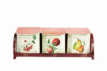 набор емкостей для хранения на подставке fruits в Липецке