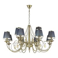 подвесная люстра odeon light niagara 3921/12 синяя в Липецке